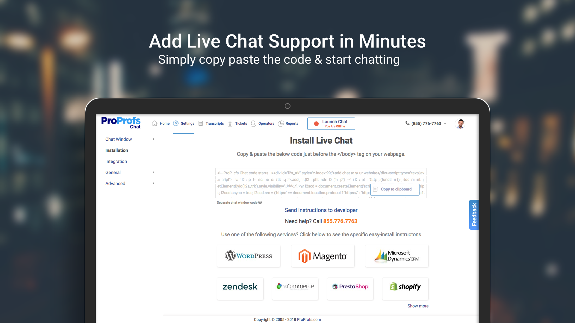 ProProfs Chat Screenshots